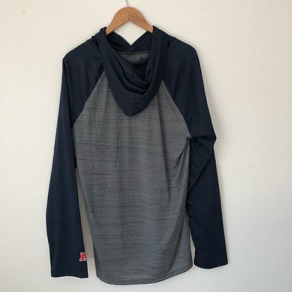 NWT NFL Team Apparel New England Patriots Hooded Navy Sweater Large - Picture 2 of 12